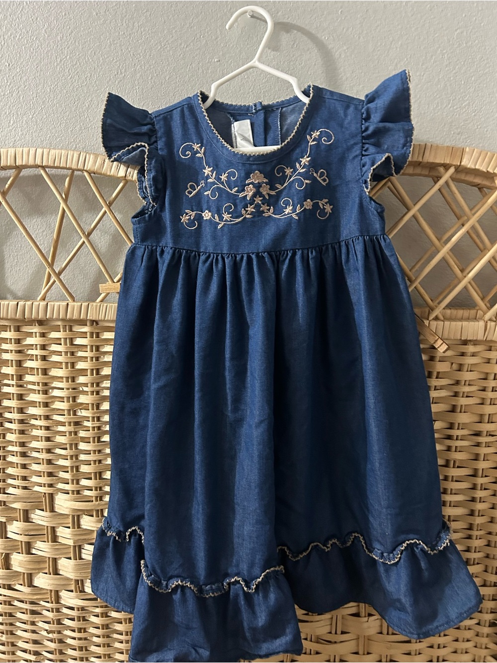 Bonnie Jean lightweight toddler denim dress size 4T